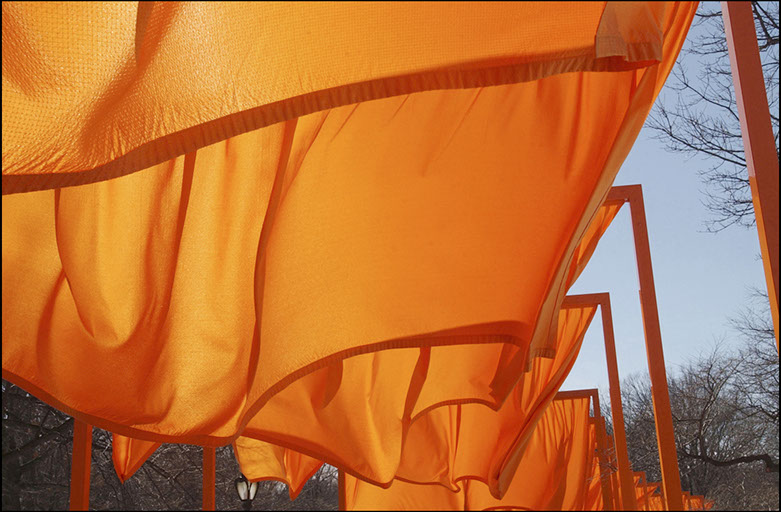 The Gates, Central Park, New York City, Christo and Jean-Claude, Installation art, Linda Johnson Photography, Linda Johnson Photographs.