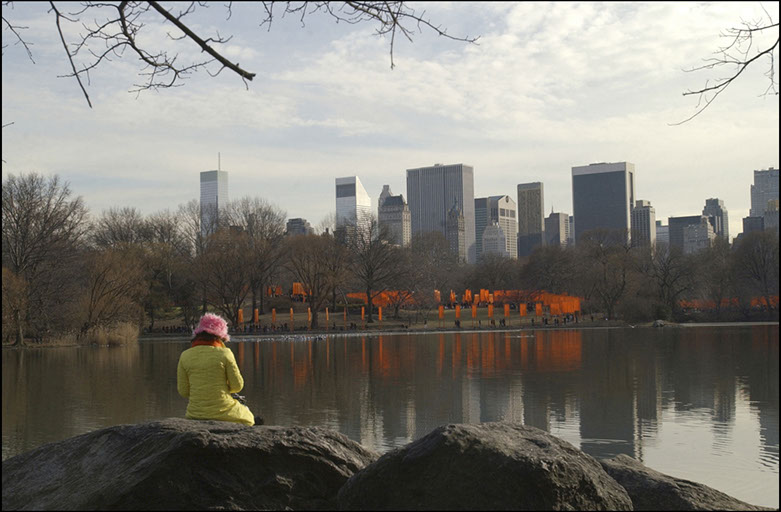 The Gates, Central Park, New York City, Christo and Jean-Claude, Installation art, Linda Johnson Photography, Linda Johnson Photographs.