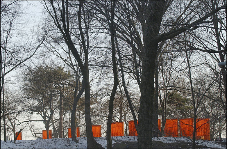 The Gates, Central Park, New York City, Christo and Jean-Claude, Installation art, Linda Johnson Photography, Linda Johnson Photographs.