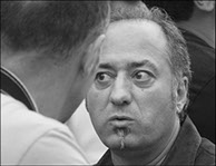 Man at the Piazza Novona, Rome, Italy. Linda Johnson Photography, Linda Johnson Photographs.