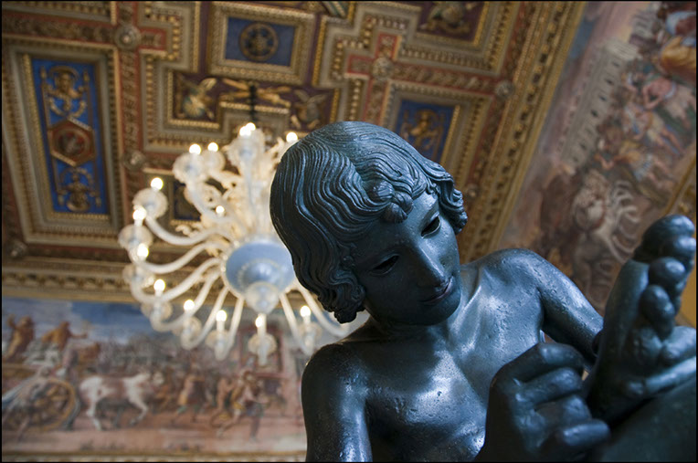 Boy with Thorn, Spinario, at the Palazzo dei Conservatori, Musei Capitolini, Rome, Italy. Linda Johnson Photography, Linda Johnson Photographs.